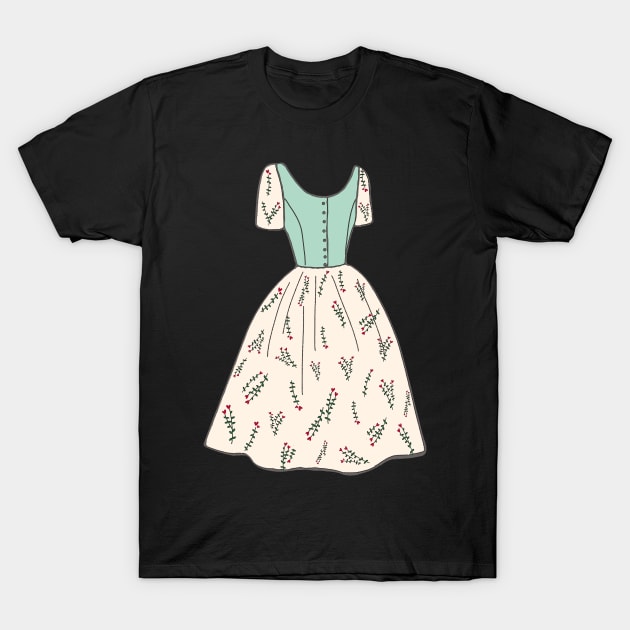 Sound of Music Maria Party Dress T-Shirt by baranskini